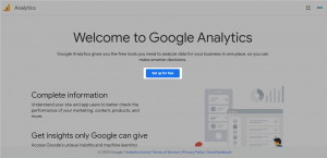 Getting started with Google Analytics