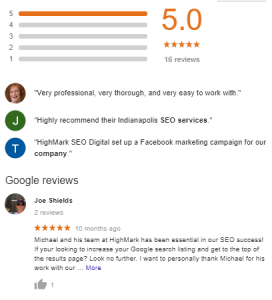 Positive Google Reviews for Local SEO 